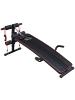 HOMCOM Bauchtrainer,137,5cm x 55,5cm x 50-68cm,mehrfarbig