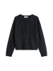Marc O'Polo Kuscheliger Pullover loose in Coal Grey Melange