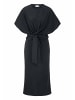 Hessnatur Hessnatur Jersey Kleid Midi Oversize aus reiner Bio-Baumwolle in schwarz