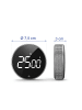 relaxdays Küchentimer "digital" in Silber/ Schwarz- (Ø)7,5 x (T)3 cm