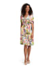 Vera Mont Sommerkleid ohne Verschluss in Cream/Orange