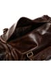 SID & VAIN Leder-Reisetasche Leder Weekender Unisex YALE in braun