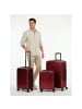 Redolz Essentials 18 4 Rollen Kofferset 3-teilig mit Dehnfalte metallic-red shiny