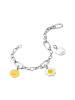 Thomas Sabo Smileyworld® Daisy Charm-Anhänger Connect in silber, bunt