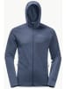 Jack Wolfskin Fleecejacke BAISELBERG HOODED FZ M in Blau