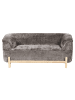 Beliani 2-Sitzer Sofa ALNOR in Braun - (W) 162 x (H) 67 x (L) 85 cm