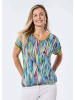 GOLDNER Shirt aus Effektgarn in bunt / gemustert