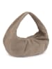 Les Visionnaires Greta Icon Schultertasche Leder 43 cm mushroom