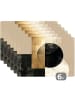 MuchoWow Platzset - Tischset (6-teilig) Gold, abwaschbar