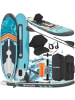 tectake Sup Zenon - Aufblasbares Allroundboard mit Kippstabilität