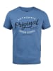 BLEND Rundhalsshirt in blau