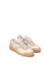 Marc O'Polo Sneaker in white cotton/light dusty sand