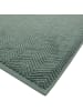 Framsohn 2er Set: Zwirnfrottier BIO Badevorleger "OCEAN" in Pinie - (L) 70 x (B) 50 cm