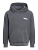 JACK & JONES Junior Kapuzenpullover in Iron Gate