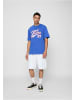 FUBU T-Shirts in blue/white/red