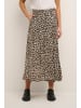 Kaffe Rock KAvilia A-shape in Chalk / Sand / Black Leo Print