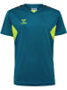 Hummel T-Shirt Hmlauthentic Kinder in BLUE CORAL/SULPHUR SPRING