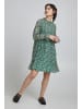 ICHI Blusenkleid IHNALLY DR7 - 20116246  Blusenkleid mit dezentem Rüschkragen in Bunt