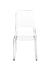 Beliani 2er-Set Bankettstuhl WESTBRIDGE II in Transparent
