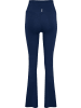 Hummel Leggings "Yoga High Waist Flare W Tights" in Blau