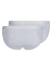 Skiny Slip 2er Pack in Grau