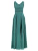 Vera Mont Abendkleid mit Plissee in Dark Emerald