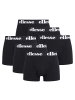 ellesse Boxershort 6er Pack in Schwarz