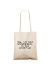 Mr. & Mrs. Panda Tote Bag Oma, ich habe nachgemessen.... mit Spruch in Creme