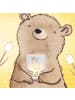 Mr. & Mrs. Panda Glas Windlicht Kleinpudel Moment mit Spruch in Transparent