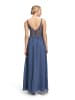 Vera Mont Abendkleid mit Stickerei in Blue Stone