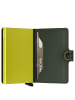 Secrid Matte Miniwallet - Geldbörse RFID 6.5 cm in green lime