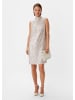 comma Kleid kurz in Beige