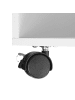 relaxdays Rollcontainer in Weiß - (B)40 x (H)35,5 x (T)30 cm