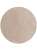 Snapstyle Hochflor Velours Teppich Luna Rund in Terracotta