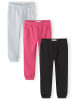 Minoti 3-er Pack Jogger Pants 30FLEECE155 in pink