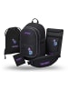 BAAGL 5-tlg. Set: Schulrucksack Core in Grau Fortnite Llama