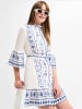 Ambiance Kleid in ecru - 0001