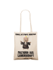 Mr. & Mrs. Panda Shopper Pastorin Leidenschaft mit Spruch in Creme