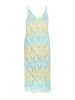 IZIA Women Dress in green multicolor