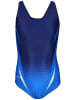 Aquarti Mädchen Badeanzug Chlorresistent Muscleback Wassersport in blau
