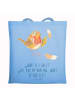Mr. & Mrs. Panda Tasche Rotkehlchen Federn mit Spruch in Sky Blue
