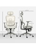 HOMCOM Bürostuhl in Beige 66L x 64B x 122H cm
