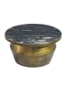 FineBuy Couchtisch in Schwarz / Marmor / 60x60x31