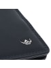 Golden Head Polo Kreditkartenetui RFID Schutz Leder 7.5 cm in marineblau