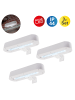 näve LED Solarleuchte in weiß - (L)20 cm x (B)11.1 cm x (H)5.4 cm