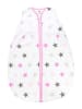 TupTam Baby Sommer Schlafsack Ärmellos Unwattiert in rosa/weiß