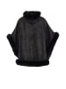 fraully Poncho in Schwarz