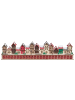 Beliani LED Deko ASPERN in Rot - (W) 83 x (H) 18 x (L) 10 cm Horizontal
