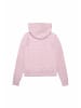 Juicy Couture Juicy Couture GIGI  DEBOSSED VELOUR ZIP HOODIE in cherry blossom