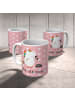 Mr. & Mrs. Panda Becher Einhorn Sekretärin mit Spruch in Rot Pastell